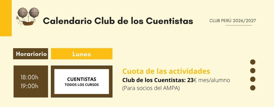 Horario Cuentistas 23/24